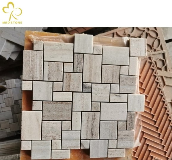Grey Blue Wood Marble