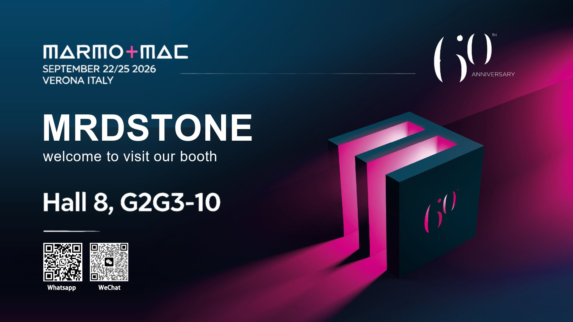 MRDSTONE Marmomac 2026 Invitation